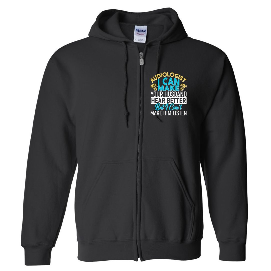 Funny Audiologist Full Zip Hoodie