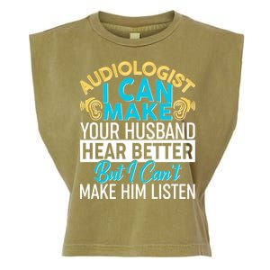 Funny Audiologist Garment-Dyed Women's Muscle Tee