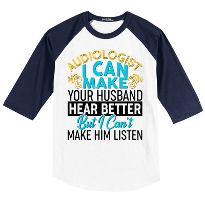 Funny Audiologist Baseball Sleeve Shirt