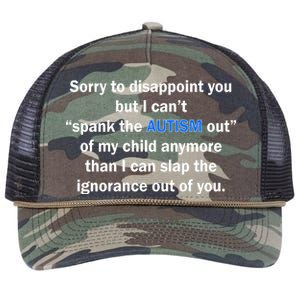 Funny Autism Quote Retro Rope Trucker Hat Cap