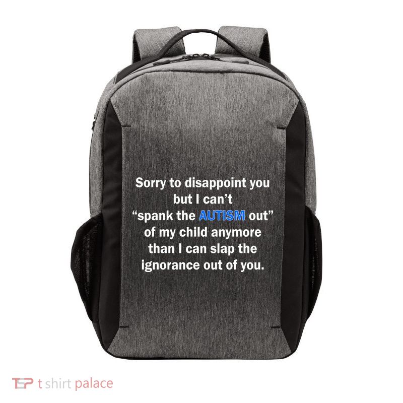 Funny Autism Quote Vector Backpack