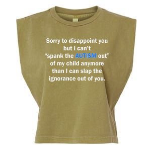 Funny Autism Quote Garment-Dyed Women's Muscle Tee