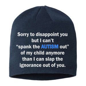 Funny Autism Quote Sustainable Beanie