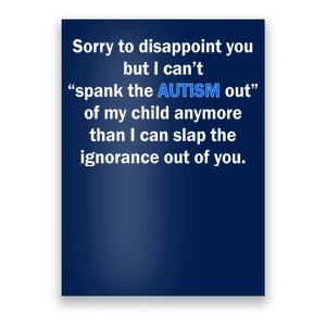 Funny Autism Quote Poster