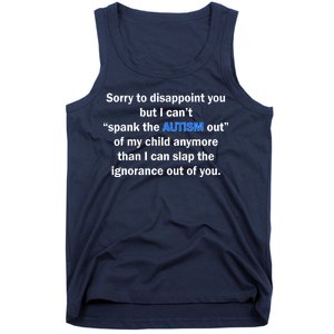 Funny Autism Quote Tank Top