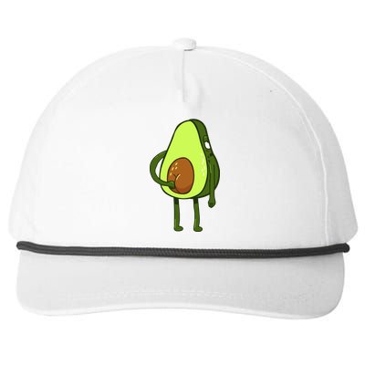 Funny Avocado Butt Snapback Five-Panel Rope Hat