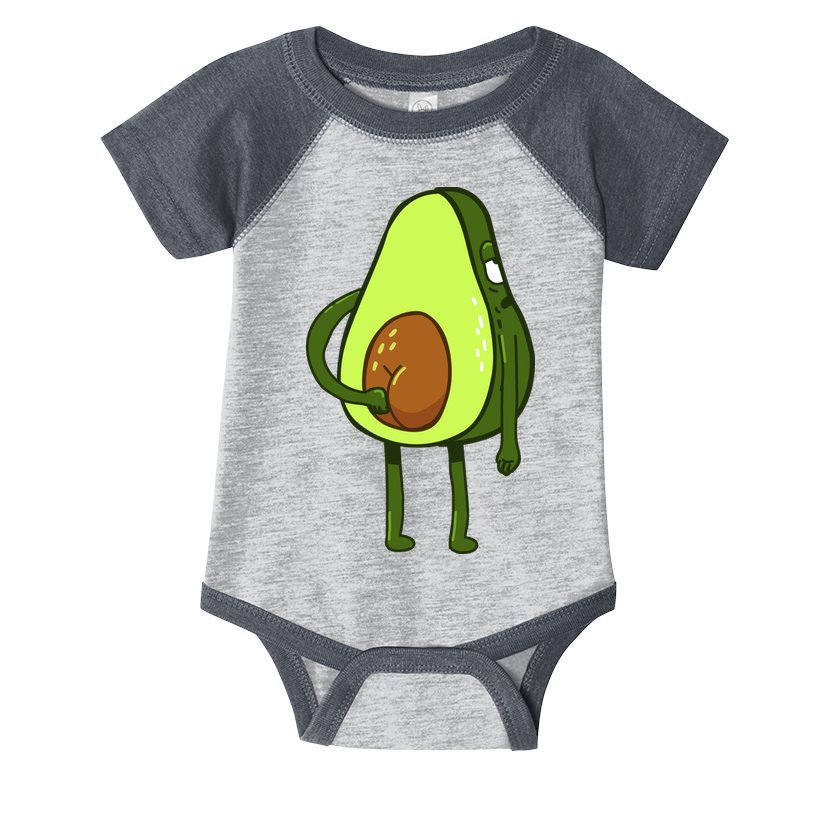 Funny Avocado Butt Infant Baby Jersey Bodysuit
