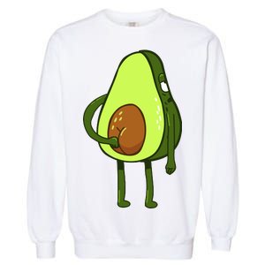 Funny Avocado Butt Garment-Dyed Sweatshirt