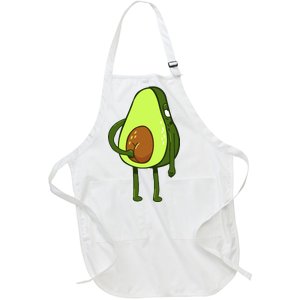 Funny Avocado Butt Full-Length Apron With Pockets