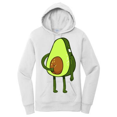 Funny Avocado Butt Women's Pullover Hoodie