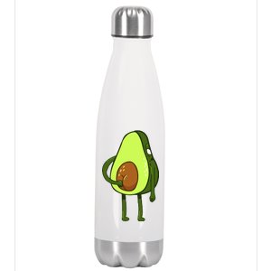 Funny Avocado Butt Stainless Steel Insulated Water Bottle