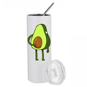 Funny Avocado Butt Stainless Steel Tumbler