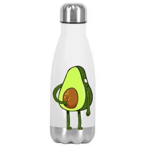 Funny Avocado Butt Stainless Steel Insulated Water Bottle