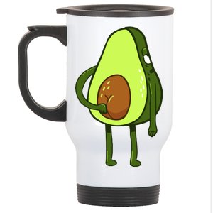 Funny Avocado Butt Stainless Steel Travel Mug