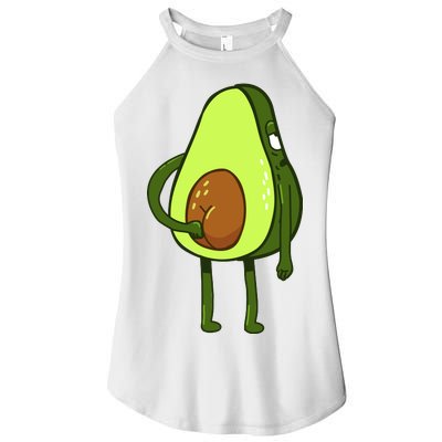 Funny Avocado Butt Women’s Perfect Tri Rocker Tank