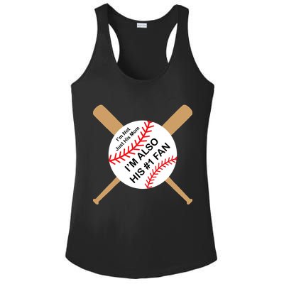 Funny Baseball Mom Ladies PosiCharge Competitor Racerback Tank
