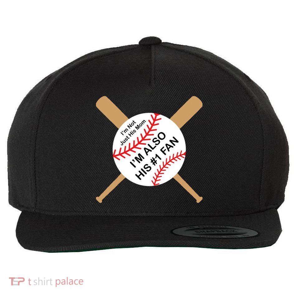Funny Baseball Mom Wool Snapback Cap