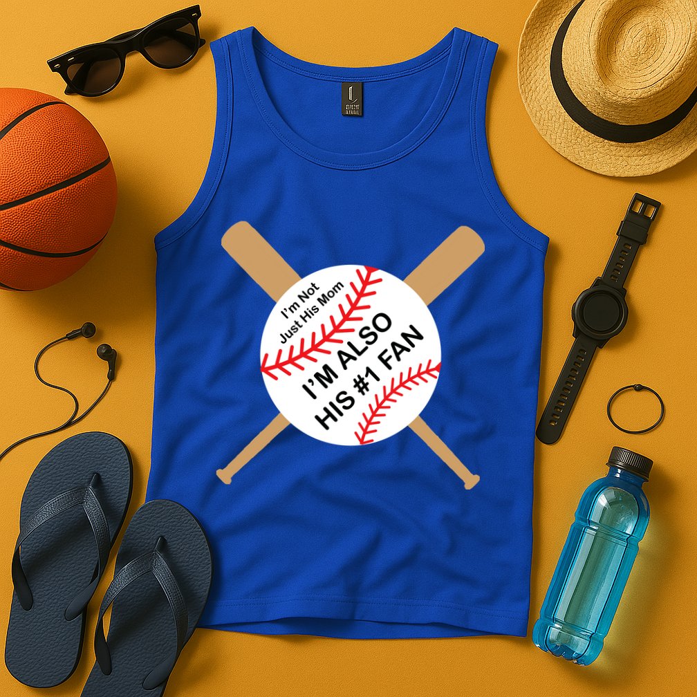 Funny Baseball Mom Tank Top