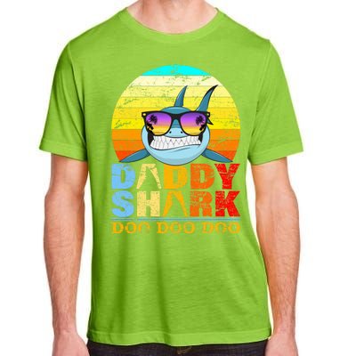 Funny Beach Daddy Shark Doo Adult ChromaSoft Performance T-Shirt