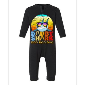 Funny Beach Daddy Shark Doo Infant Fleece One Piece