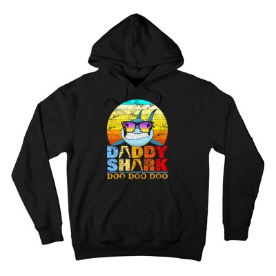 Funny Beach Daddy Shark Doo Hoodie