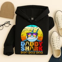 Funny Beach Daddy Shark Doo Hoodie