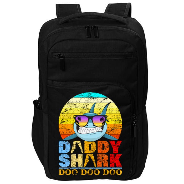 Funny Beach Daddy Shark Doo Impact Tech Backpack