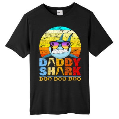 Funny Beach Daddy Shark Doo Tall Fusion ChromaSoft Performance T-Shirt