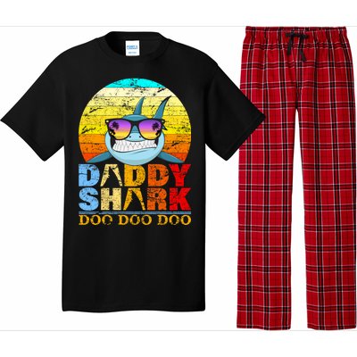 Funny Beach Daddy Shark Doo Pajama Set