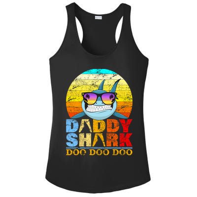 Funny Beach Daddy Shark Doo Ladies PosiCharge Competitor Racerback Tank