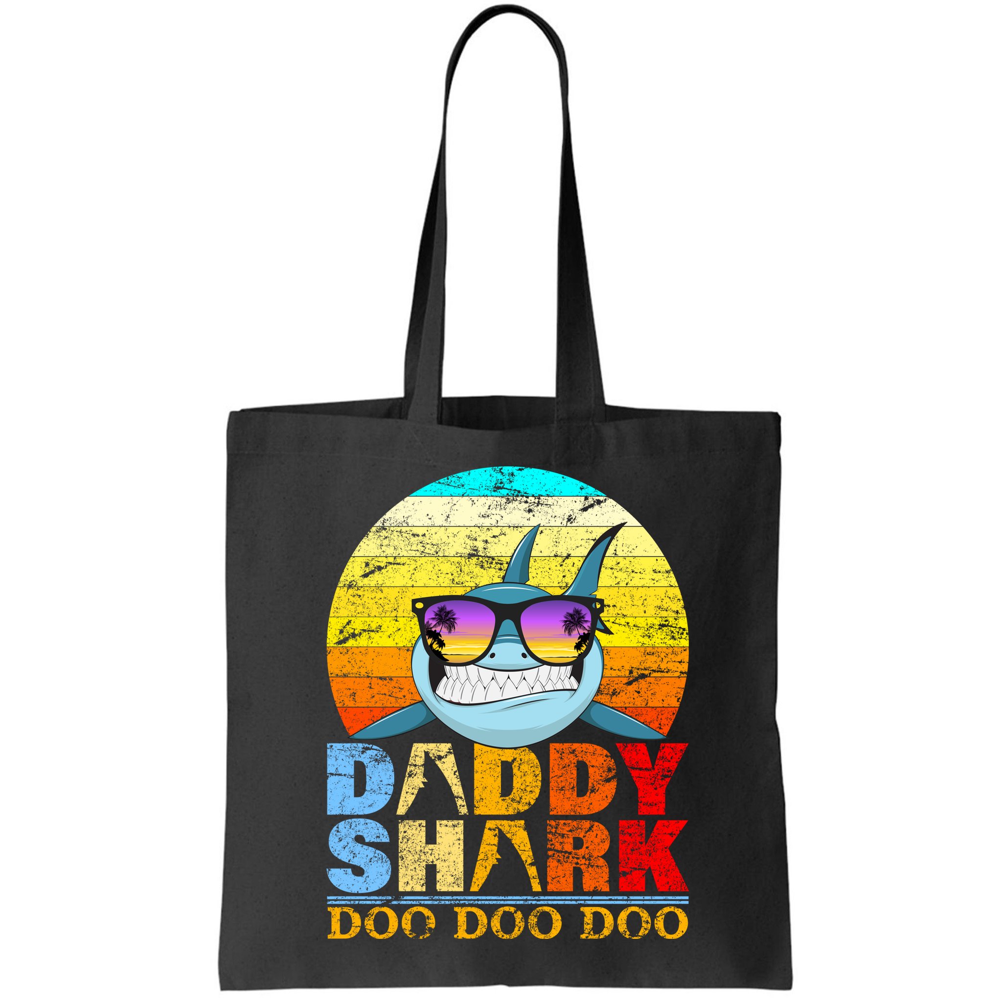Funny Beach Daddy Shark Doo Bag