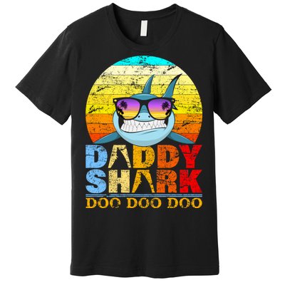 Funny Beach Daddy Shark Doo Premium T-Shirt