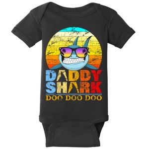 Funny Beach Daddy Shark Doo Baby Bodysuit