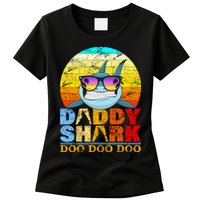 Funny Beach Daddy Shark Doo Womens T-Shirt