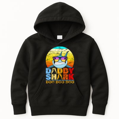 Funny Beach Daddy Shark Doo Kids Hoodie