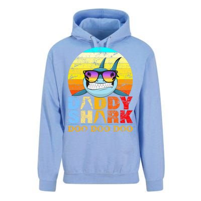 Funny Beach Daddy Shark Doo Unisex Surf Hoodie