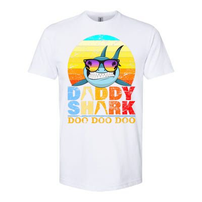 Funny Beach Daddy Shark Doo Softstyle® CVC T-Shirt