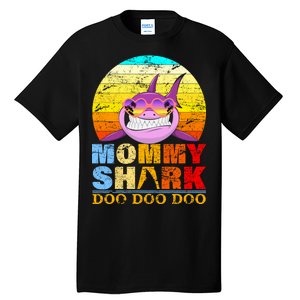 Funny Beach Mommy Shark Doo Tall T-Shirt