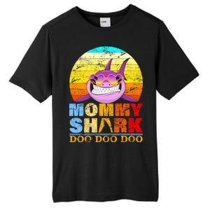 Funny Beach Mommy Shark Doo Tall Fusion ChromaSoft Performance T-Shirt