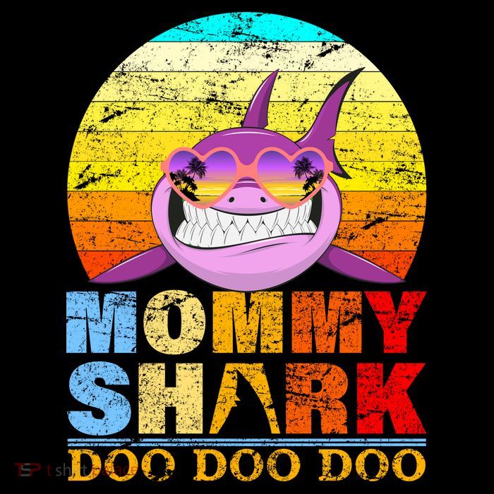 Funny Beach Mommy Shark Doo Mug