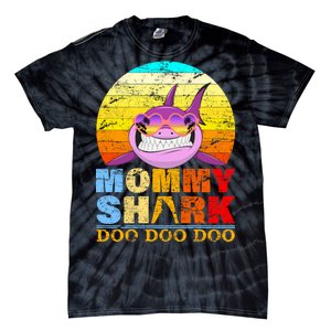 Funny Beach Mommy Shark Doo Tie-Dye T-Shirt