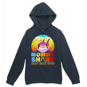 Funny Beach Mommy Shark Doo Urban Pullover Hoodie