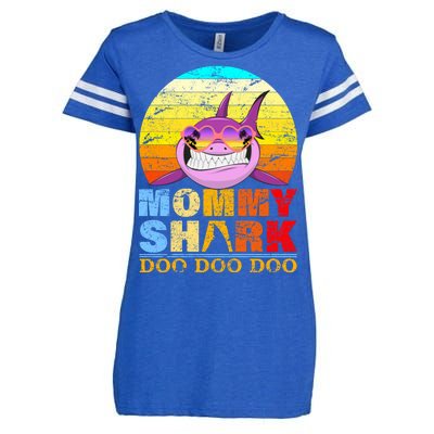 Funny Beach Mommy Shark Doo Enza Ladies Jersey Football T-Shirt