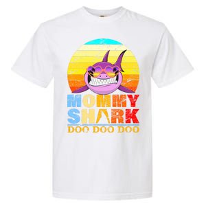 Funny Beach Mommy Shark Doo Garment-Dyed Heavyweight T-Shirt