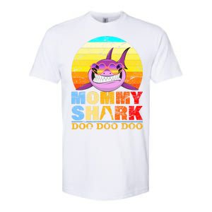 Funny Beach Mommy Shark Doo Softstyle CVC T-Shirt