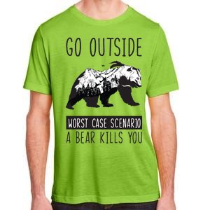 Funny Bear Camping Adult ChromaSoft Performance T-Shirt