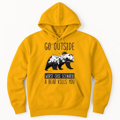 Funny Bear Camping Hoodie