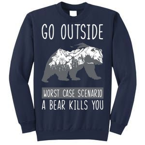 Funny Bear Camping Sweatshirt