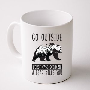 Funny Bear Camping Coffee Mug