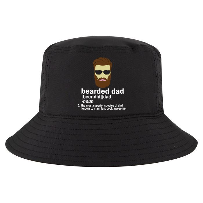 Funny Bearded Dad Definition  Cool Comfort Performance Bucket Hat